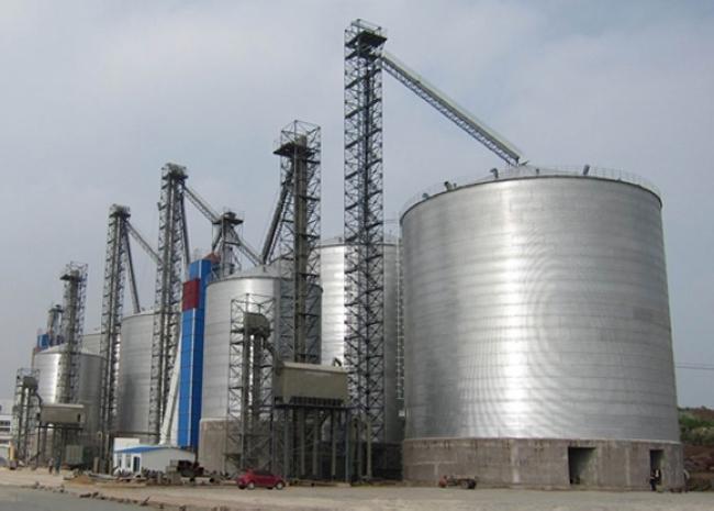 勐海大型钢板库构造参数及水泥储存质量