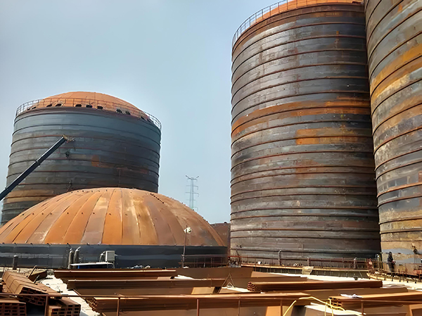 勐海焦粉钢板仓